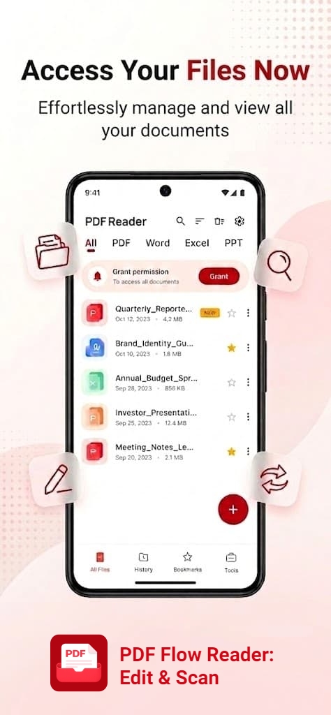 PDF Flux Reader App